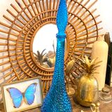 Turquoise blue Empoli decanter