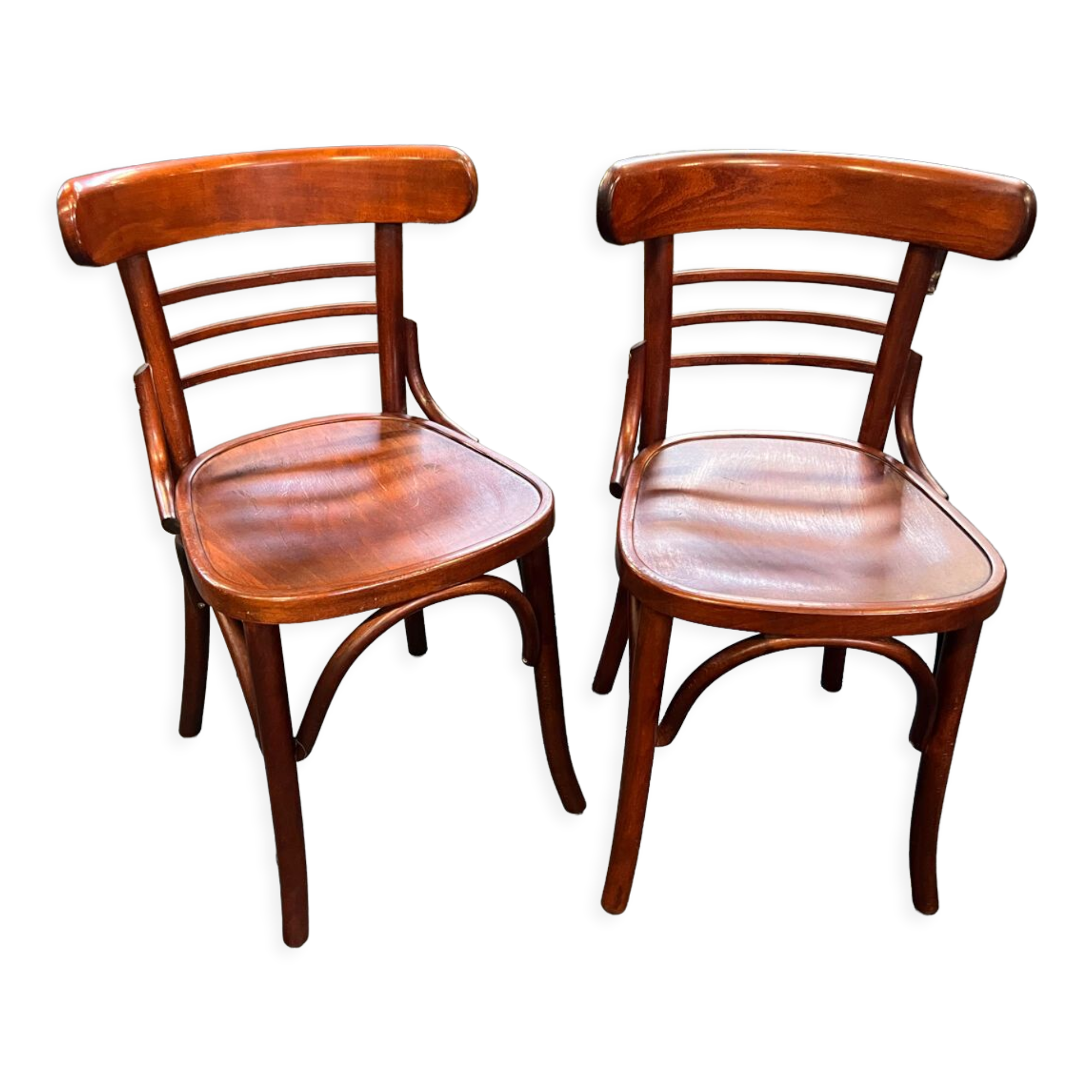 Pair of bistro chairs