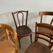 Set of 30 bistro chairs BOIS COURBÉ Vintage 60s mismatched