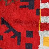 Handmade colorful wool Berber rug 200cmx200cm