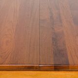 Danish Extendable Solid Teak Dining Table by Glostrup, 1970s