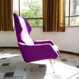 Rare Wingback Lounge Chair by Rudolf B. Glatzel for Alfred Kill, Germany 1950s