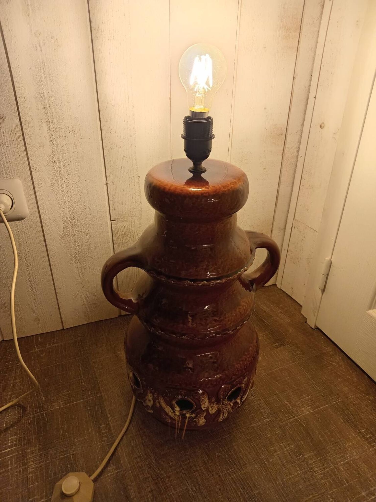 Lampe de sol années 7
