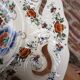Compotier/ coupe ancienne en faïence ajourée