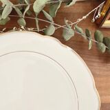 Set of two dishes - white gold