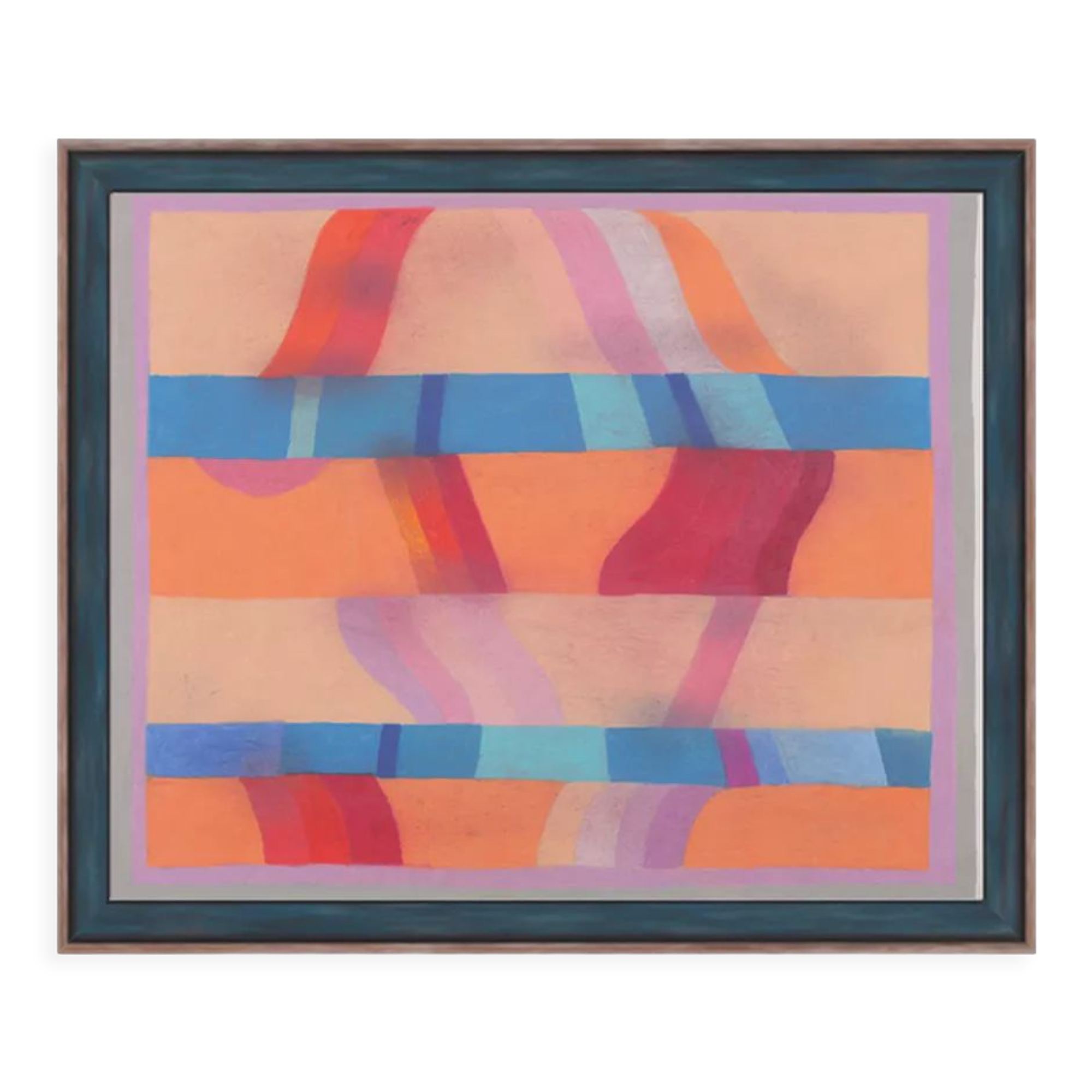 Oil pastel on paper by Bernard Myers