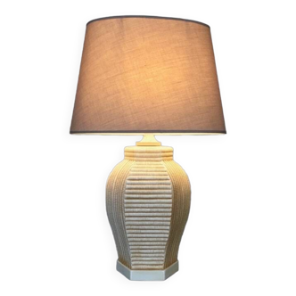 Pied de Lampe de Salon Vintage - Céramique Faïence Décoration 1970 -1980