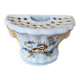 Bouquet holder or flower spike in Moustiers earthenware