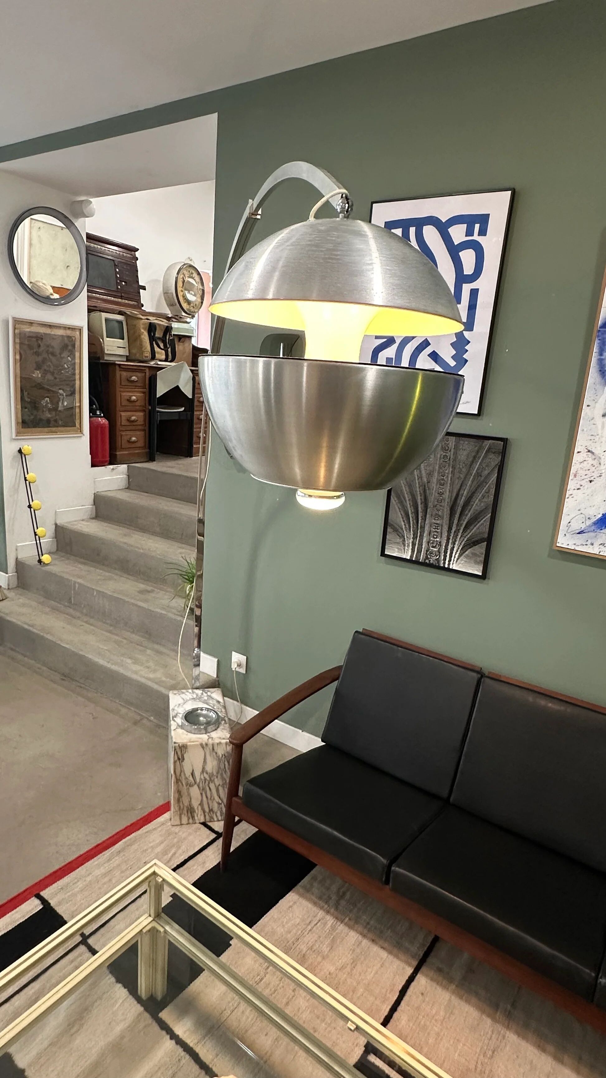 ARC floor lamp by Bertrand Balas