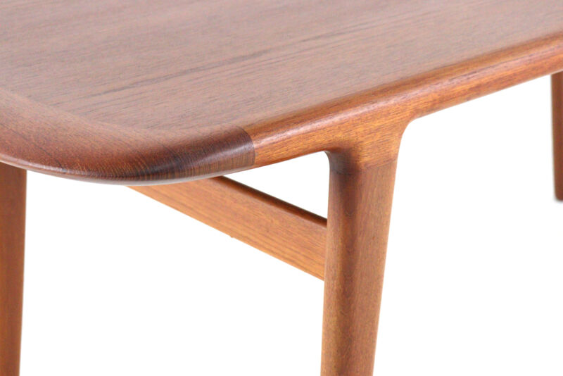 Table basse en teck danois 'Fugslev' - restaurée - bois de teck