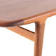 Table basse en teck danois 'Fugslev' - restaurée - bois de teck