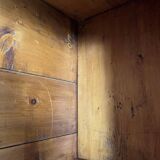 Authentic mountain cabinet furniture, jam maker, folk art, Savoie