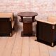 Art Nouveau Mahogany Armchairs from J. Hoffmann, Austria, 1910s, Set of 2