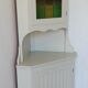 Armoire d’angle blanche Suède années 70