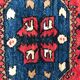 Carpet vintage Caucasian Chirwan done hand 140 X 210 CM