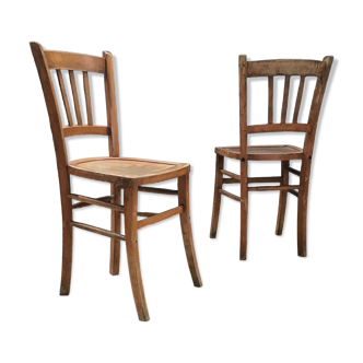 Paire de chaises bistrot