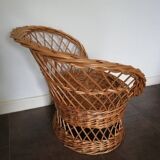Child wicker armchair