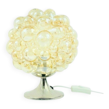 Mid-Century Modern Bubble Glass Table Lamp by Helena Tynell, Germany, 1960s