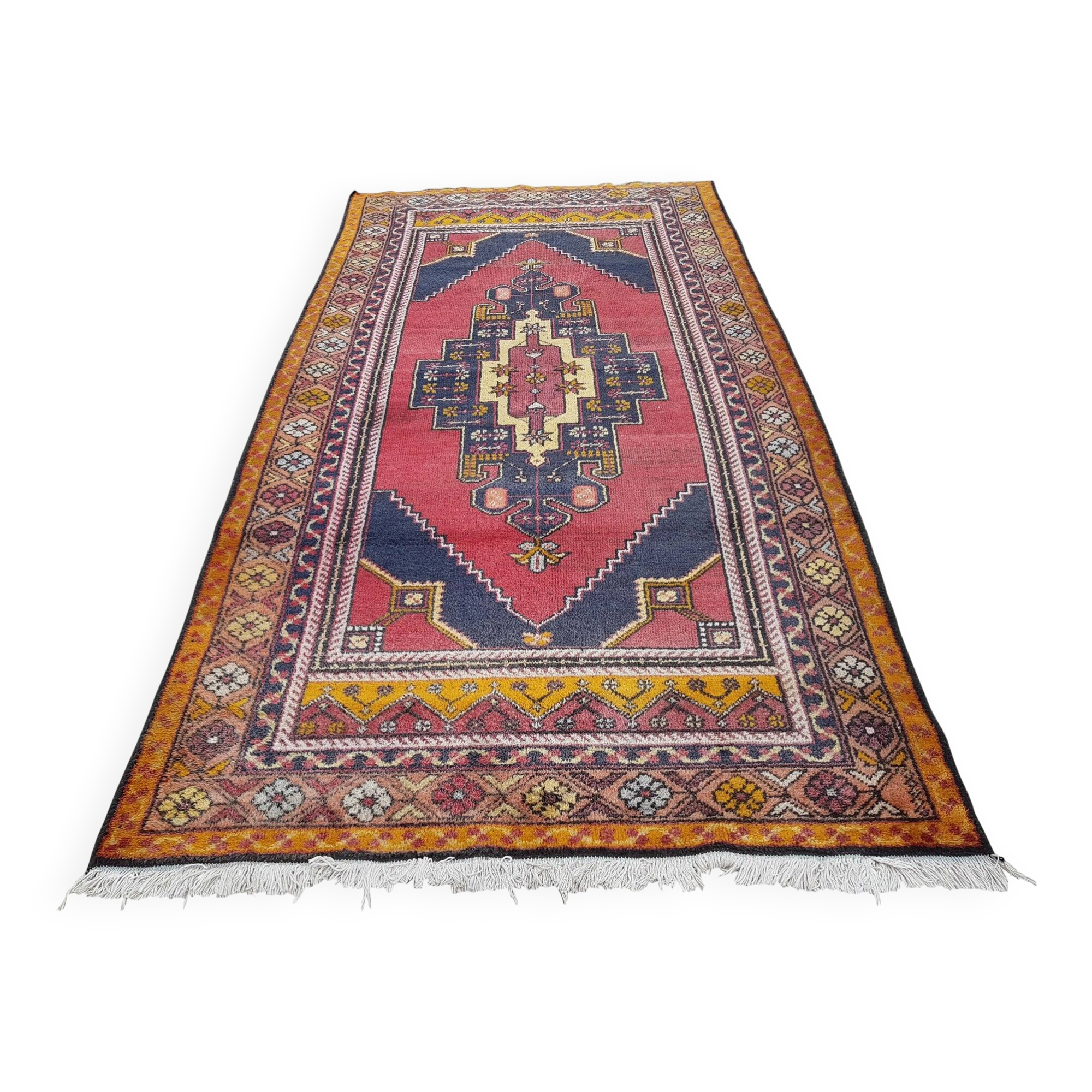 Tapis turc vintage fait main