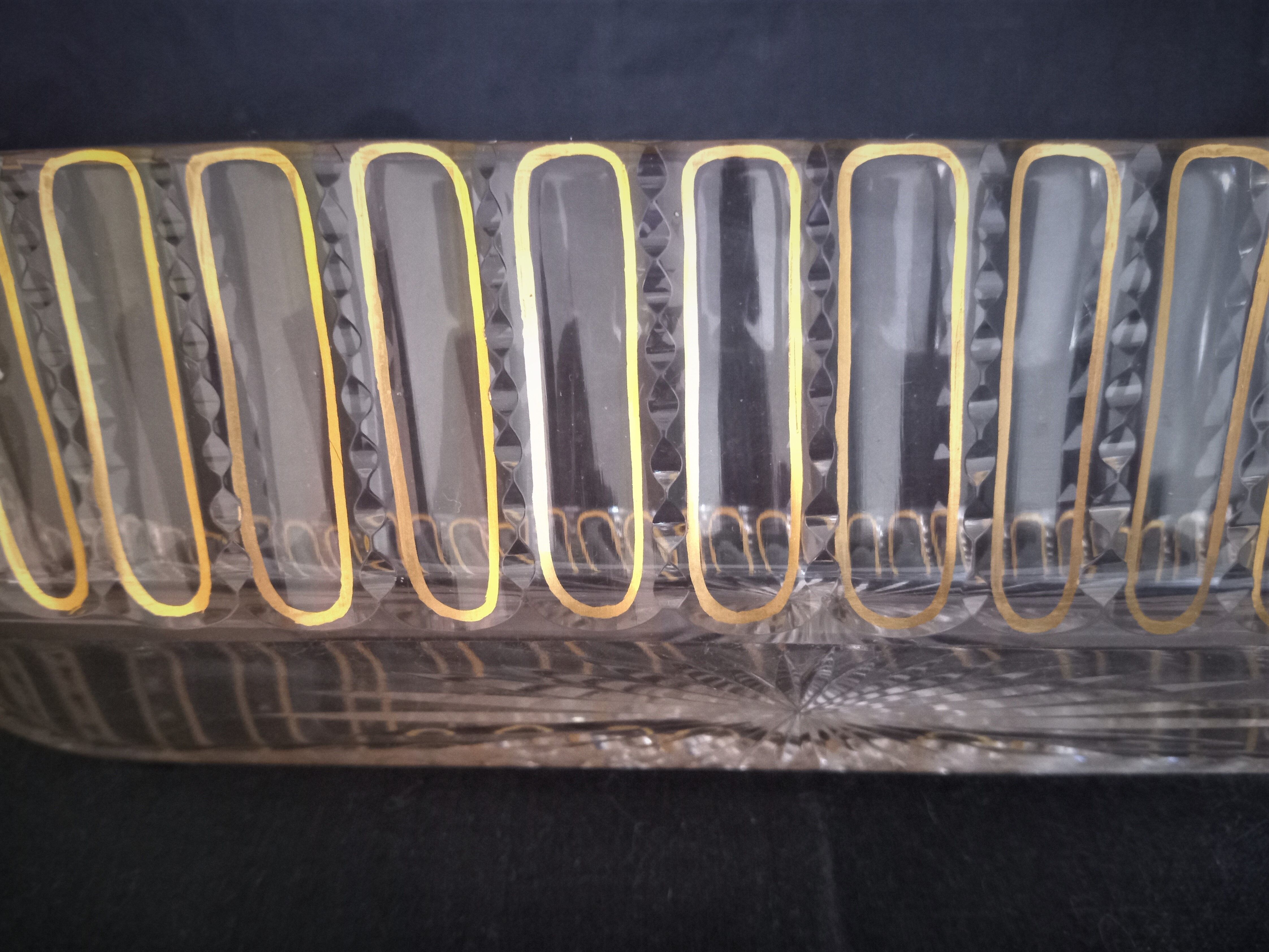 Ensemble de toilette en cristal de Baccarat modèle cannelures (avant 1936)