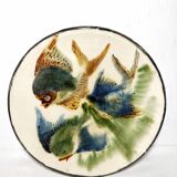 Plato de cerámica "Puigdemont".  España, 1970s.