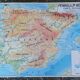 Old MDI map Spain-Iberian Peninsula