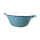 Blue enamel basin