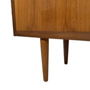 Armoire murale vintage en teck, bibliothèque, bureau, design danois, années 60