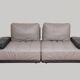 Canapé design en cuir bicolore – Très confortable