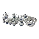 Set of Royal Copenhagen blue flower braided crockery