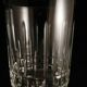 Service of 6 crystal water glasses from Vannes Sèvres model Nancy style