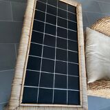 Coffee table year 60 in bamboo and ceramic