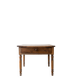 Rustic solid wood dining table with drawer