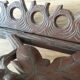 Porte pipes en bois sculpté
