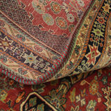 Handwoven Persian Qashqai Rug, Oriental Wool Shiraz Carpet- 157x240cm