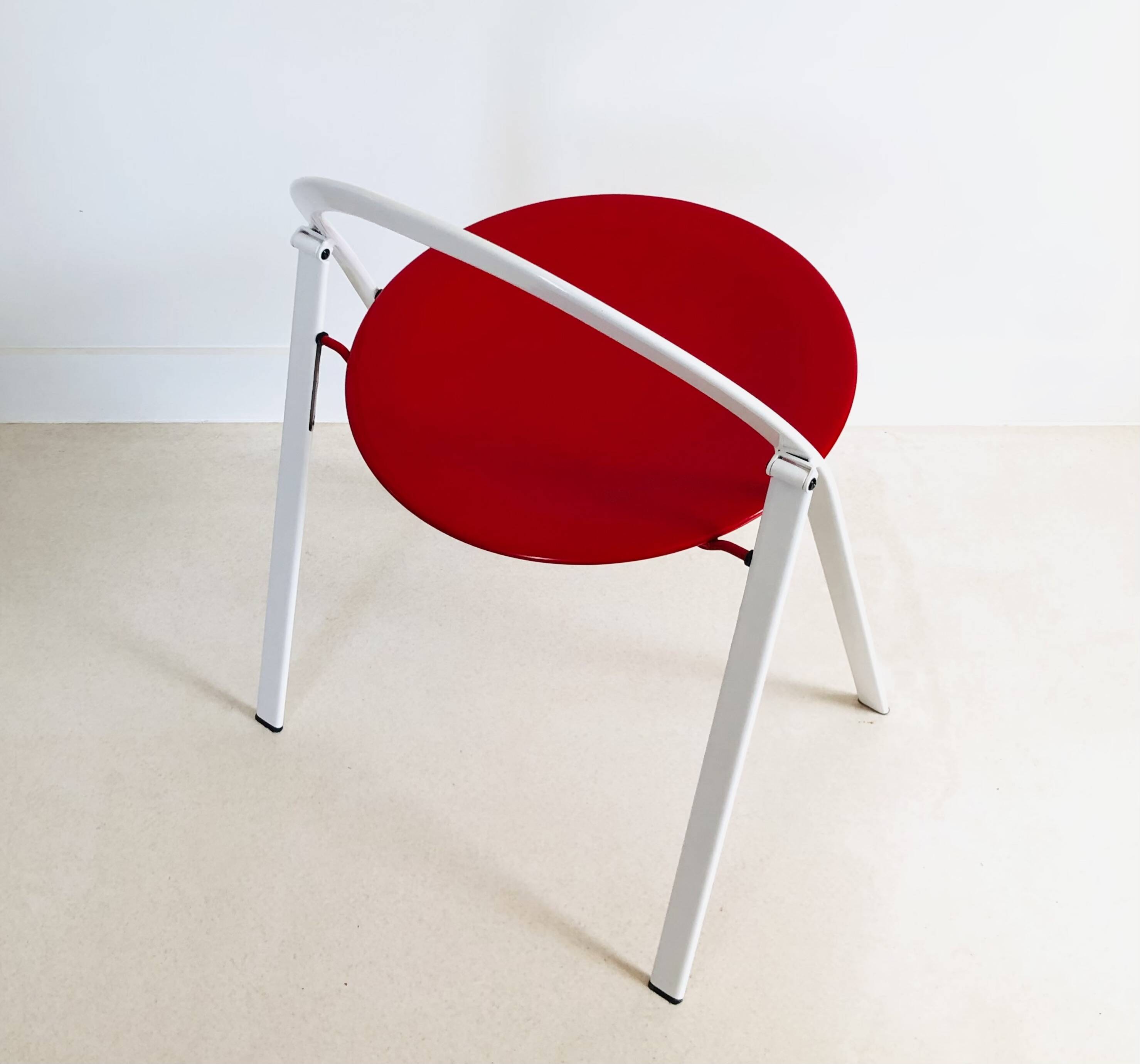 Clio model folding chair by Giorgio Cattelan for Cidue, Italy 1970s