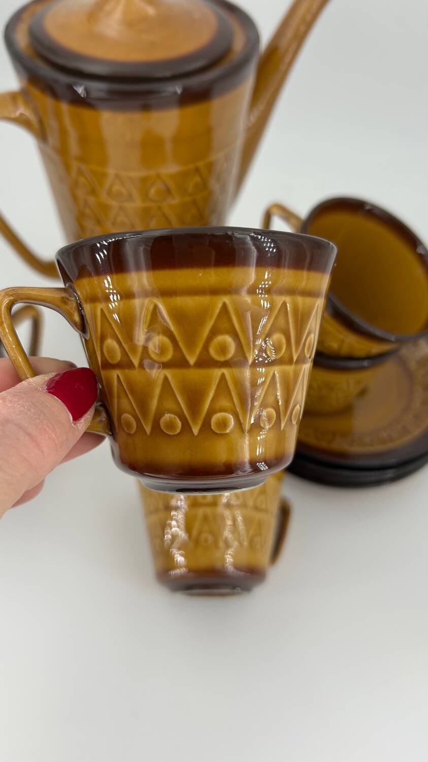 CHODZIEZ coffee service Poland 1970