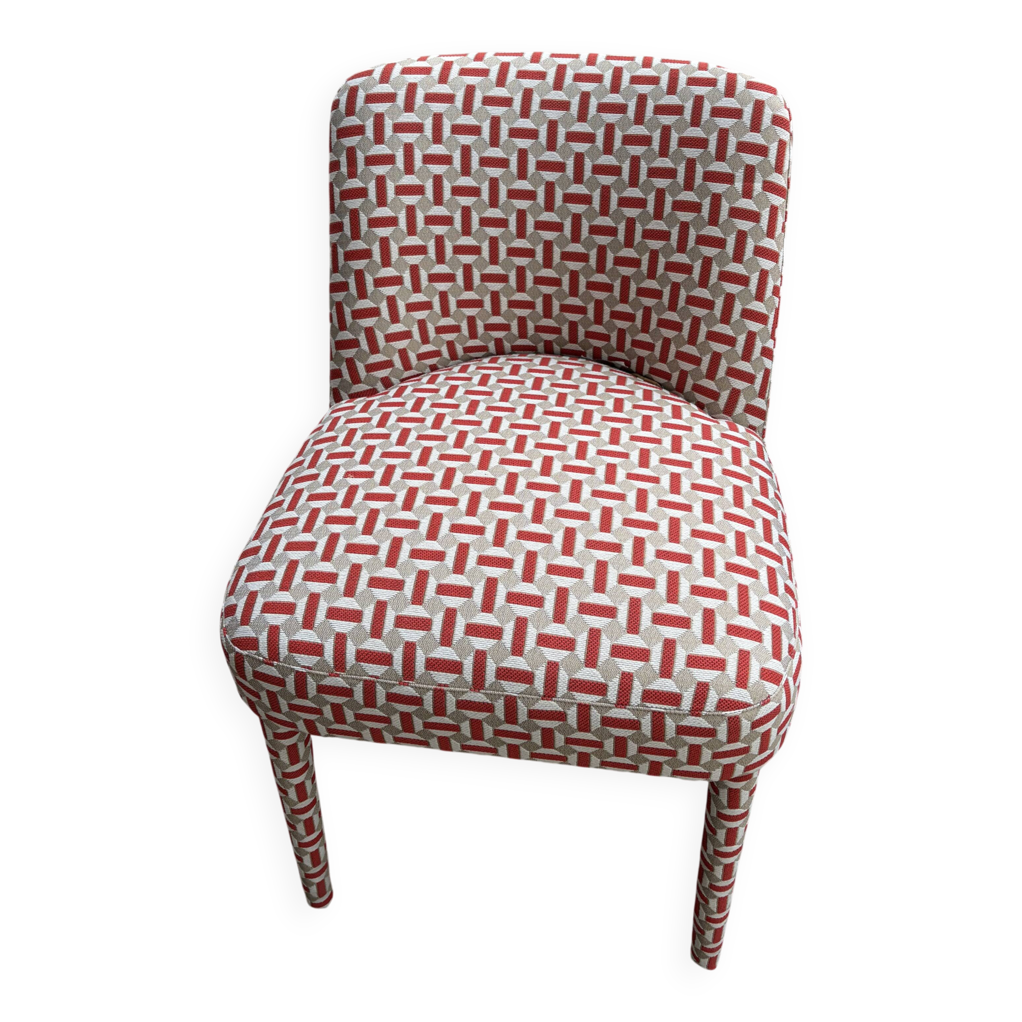 6 chairs from the PH collection model Ellena in Elitis fabric, in impeccable condition.