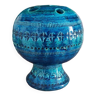 Vase pique fleur céramique Aldo blondi Rimini blue