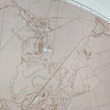 Map course of the Loire estuary west coast France