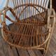 Vintage rattan armchair