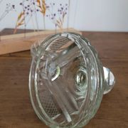 Bonbonnière en cristal ciselée