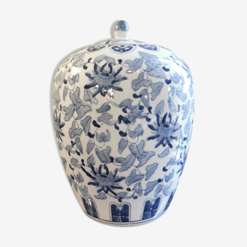 Asian ceramic pot shaped like an urn