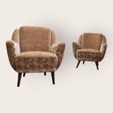 Twee Mid Century fauteuils