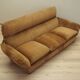 Brown velvet sofa, Italian design, 1970s, manufacturer: Dall'Oca