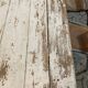 White patinated table