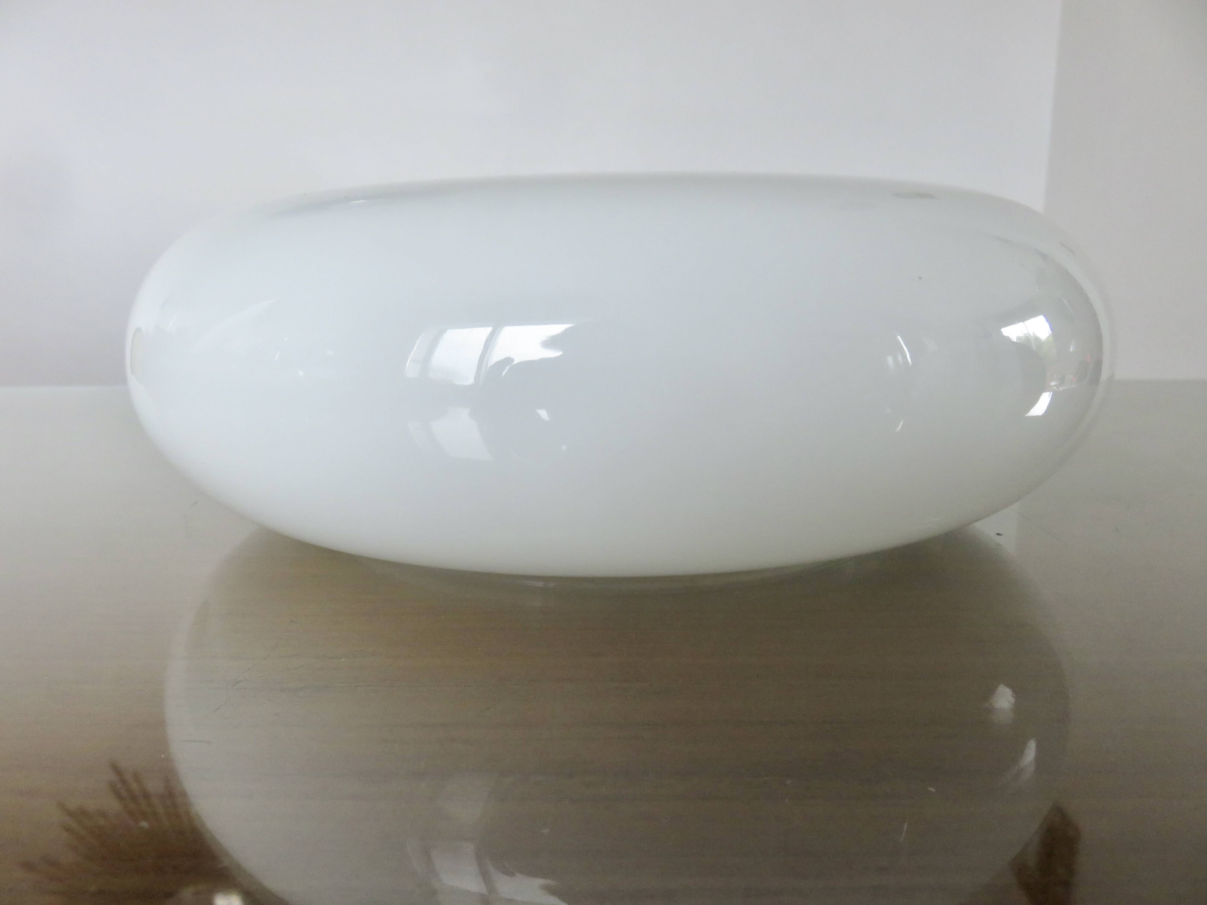 "parscot" ceiling light "gamma" model in opaline 60s 70s