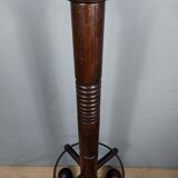 Art Deco style coat rack in stained oak around 1940