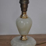 Lamp base in onyx and brass 60s