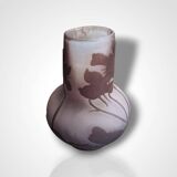 Vase with floral decoration, Gallé, early 20th century